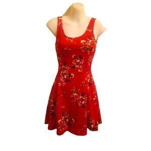 Sundress Red Floral US Size 2
